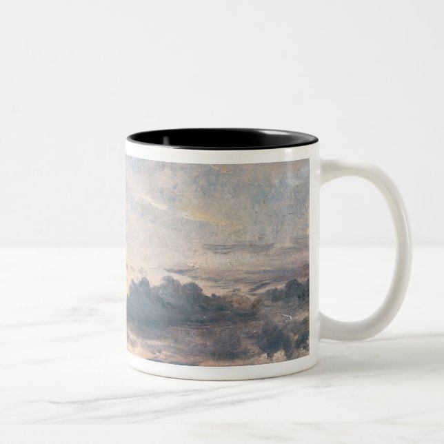 John Constable | A Cloud Study, Sunset, c.1821 (oi Two-Tone Coffee Mug (Right)