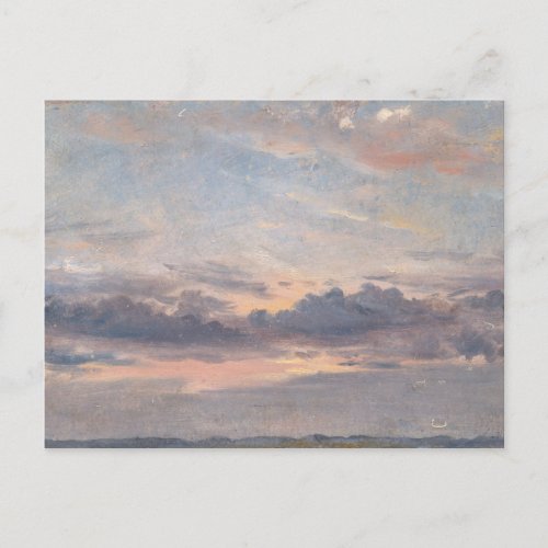John Constable _ A Cloud Study Sunset Postcard