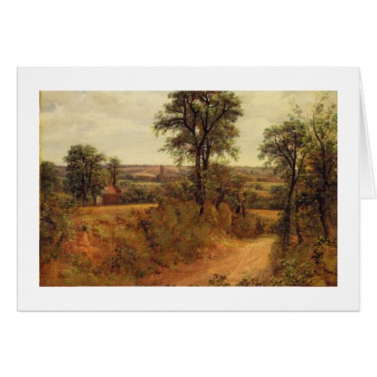 John Constable | A Lane near Dedham, c.1802 (oil o (Front Horizontal)