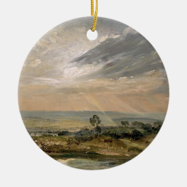 John Constable | Branch Hill Pond, Hampstead Ceramic Ornament (Front)