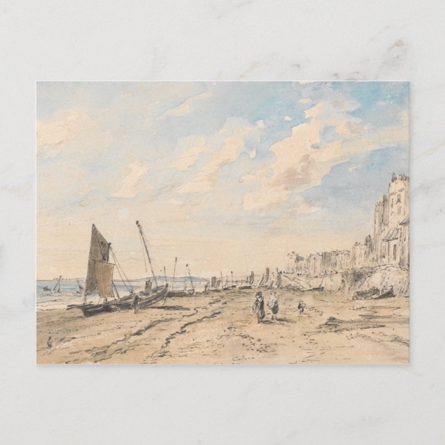 John Constable - Brighton Beach Looking West Postcard (Front)