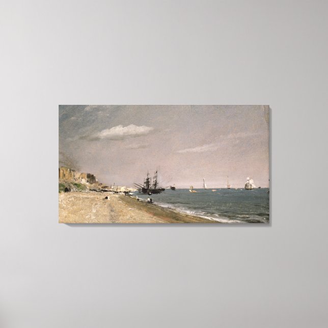 John Constable | Brighton Beach with colliers, 182 Canvas Print (Front)