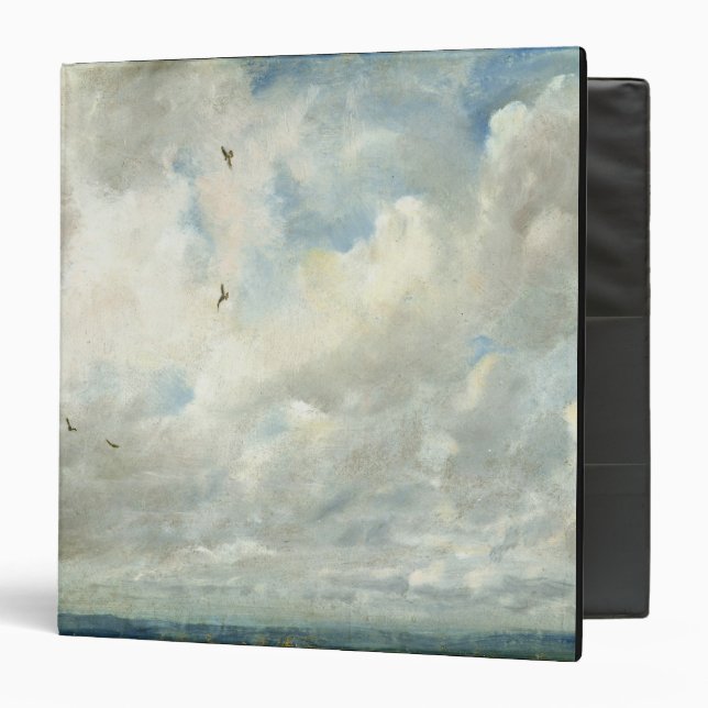 John Constable | Cloud Study, 1821 (oil on paper l 3 Ring Binder (Front/Inside)