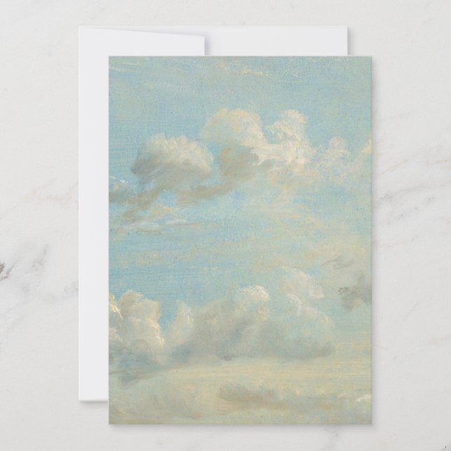 John Constable - Cloud Study Invitation (Front)