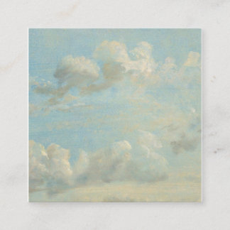 John Constable - Cloud Study Square Business Card