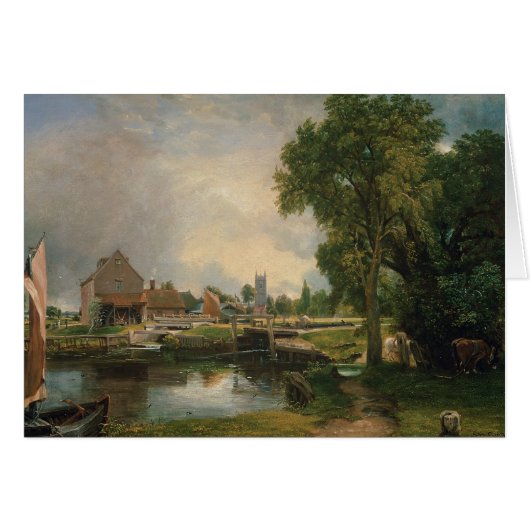 John Constable | Dedham Lock and Mill, 1820 Cards (Front Horizontal)