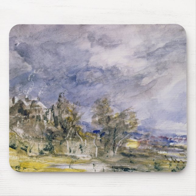 John Constable | Hampstead Heath from near Well Wa Mouse Pad (Front)
