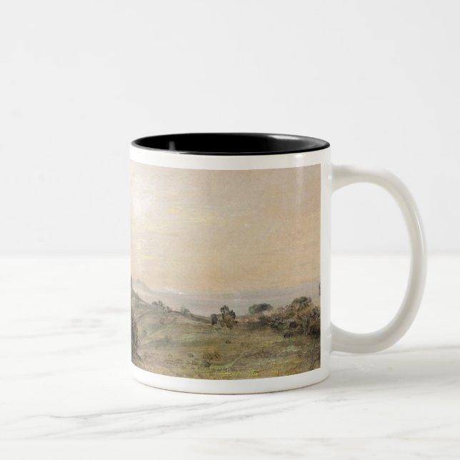 John Constable | Hampstead Heath, looking towards  Two-Tone Coffee Mug (Right)