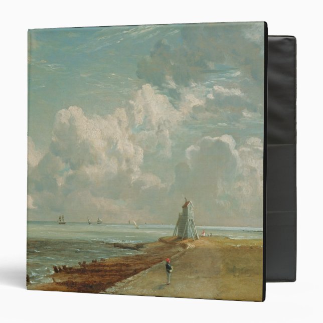 John Constable | Harwich, The Low Lighthouse and B 3 Ring Binder (Front/Inside)