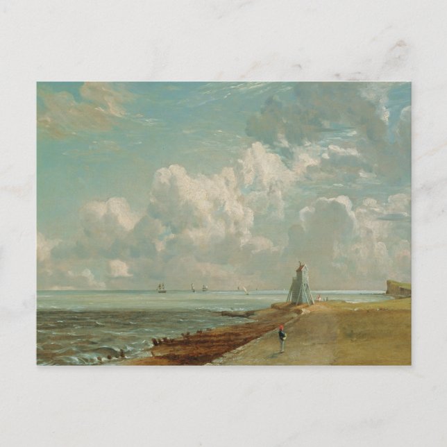 John Constable | Harwich, The Low Lighthouse and B Postcard (Front)