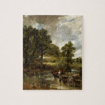John Constable Hay Wain Jigsaw Puzzle by unique_cases at Zazzle