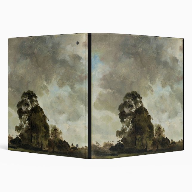 John Constable | Landscape at Hampstead, Tree and  3 Ring Binder (Background)