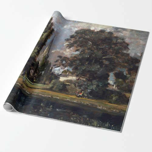 John Constable Salisbury Cathedral and Leadenhall Wrapping Paper