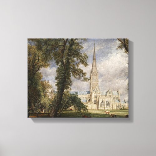 John Constable _ Salisbury Cathedral Canvas Print