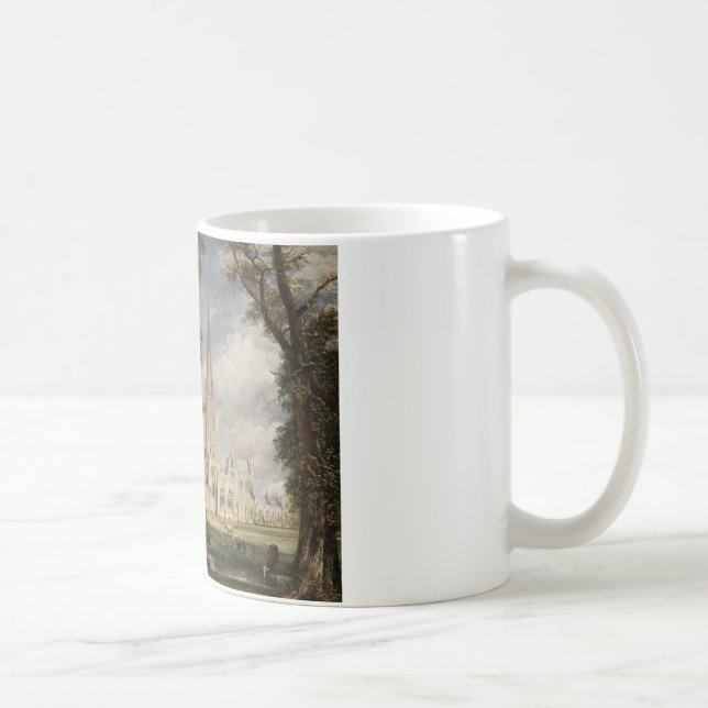 John Constable - Salisbury Cathedral Coffee Mug (Right)