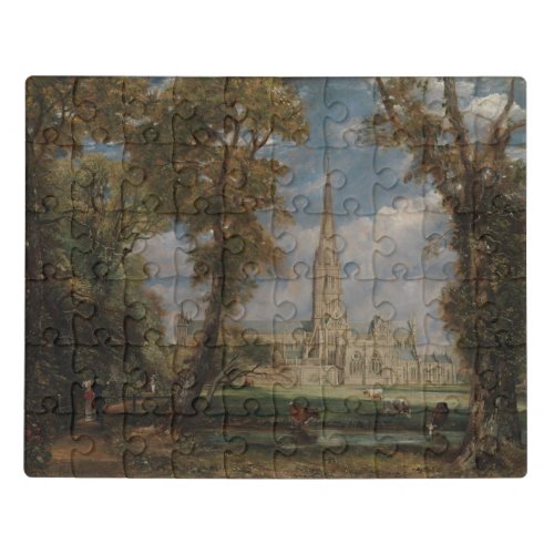 John Constable  Salisbury Cathedral from the Bish Jigsaw Puzzle