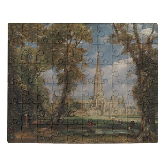 John Constable | Salisbury Cathedral from the Bish Jigsaw Puzzle (Puzzle Horizontal)