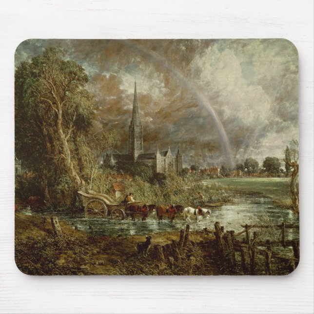 John Constable | Salisbury Cathedral From the Mead Mouse Pad (Front)