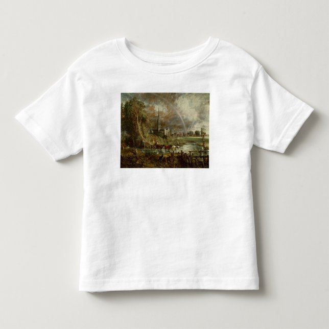 John Constable | Salisbury Cathedral From the Mead Toddler T-shirt (Front)