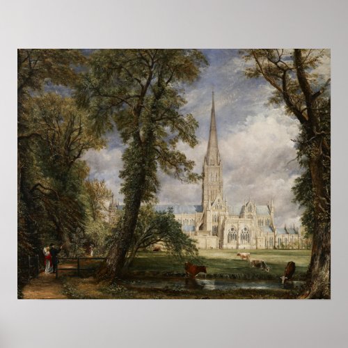 John Constable _ Salisbury Cathedral Poster