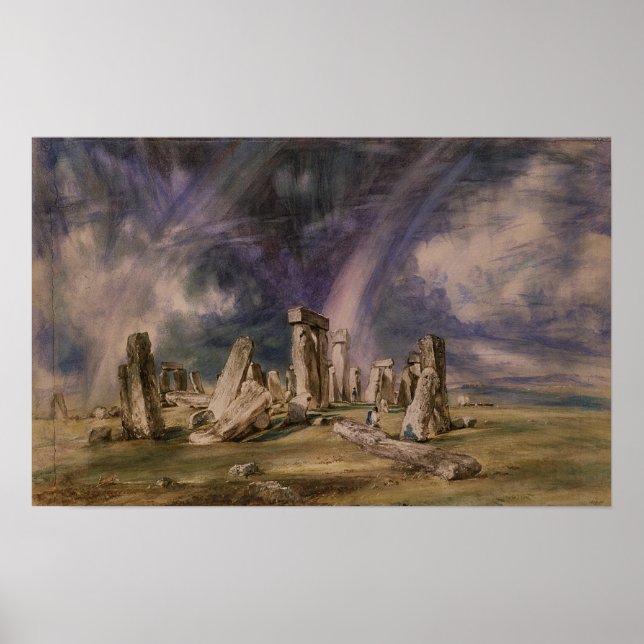 John Constable | Stonehenge, 1835 Poster (Front)