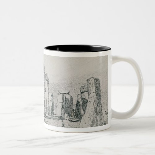 John Constable  Stonehenge Wiltshire 1820 draw Two_Tone Coffee Mug