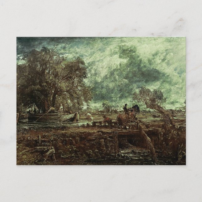 John Constable | Study for The Leaping Horse, c.18 Postcard (Front)