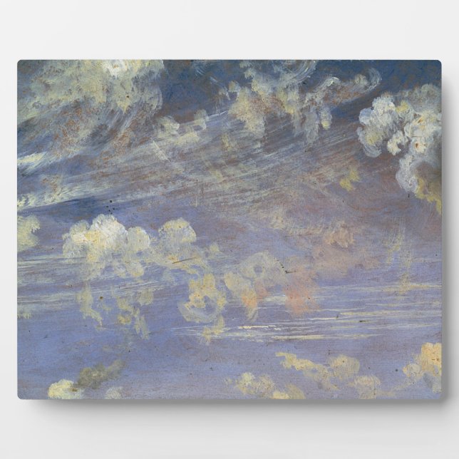 John Constable | Study of Cirrus Clouds Plaque (Front)