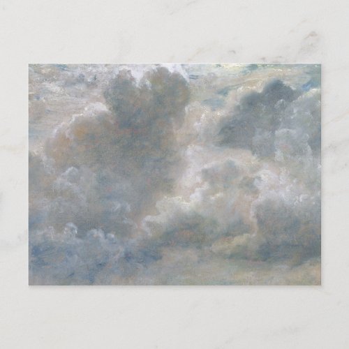 John Constable  Study of Cumulus Clouds 1822 oi Postcard