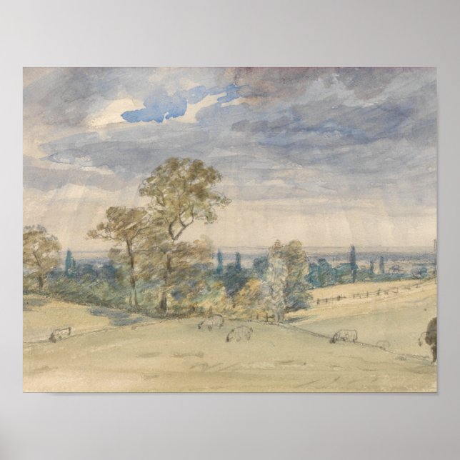 John Constable - Suffolk Landscape Poster (Front)