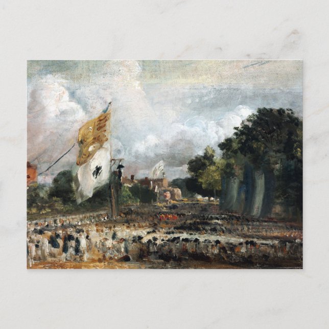 John Constable The Celebration in East Bergholt Postcard (Front)