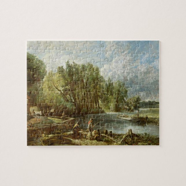 John Constable | The Young Waltonians - Stratford  Jigsaw Puzzle (Horizontal)