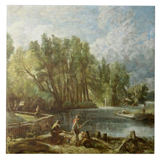John Constable | The Young Waltonians - Stratford  Tile (Front)