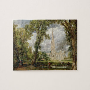 John Constable View of Salisbury Cathedral from Jigsaw Puzzle