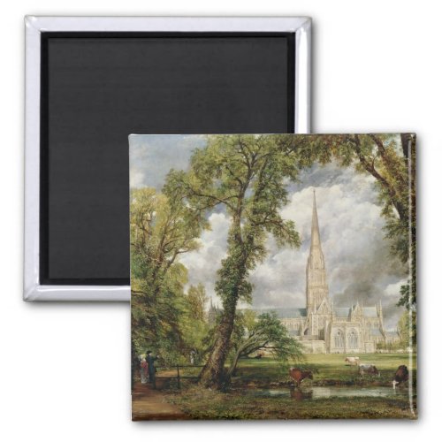 John Constable  View of Salisbury Cathedral from  Magnet