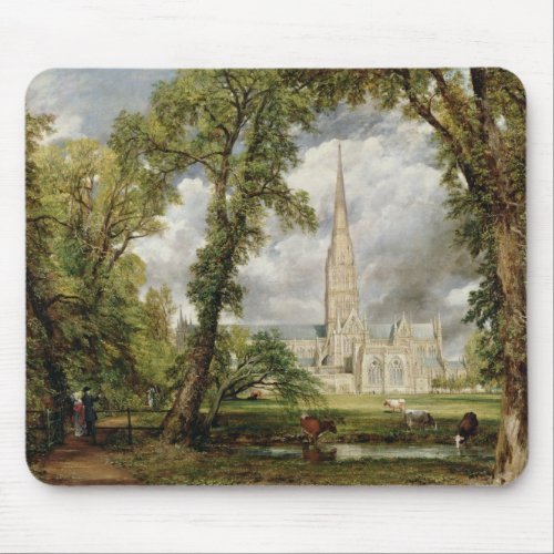 John Constable  View of Salisbury Cathedral from  Mouse Pad