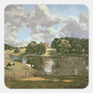 John Constable Wivenhoe Park, Essex, 1816 Square Sticker