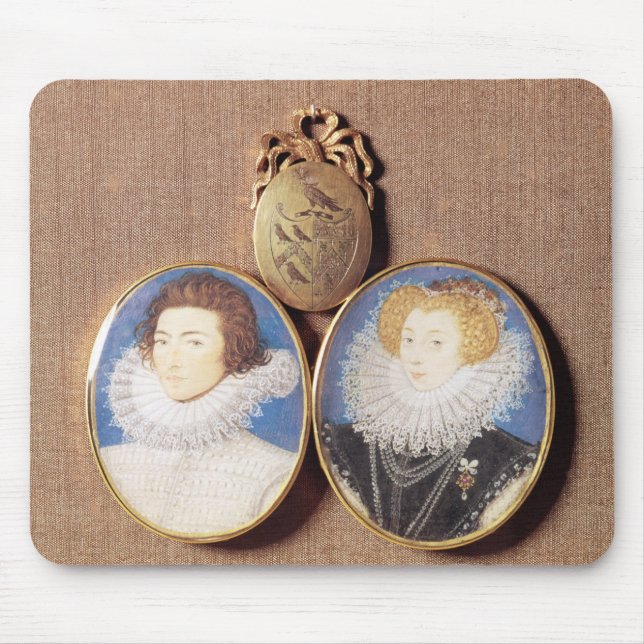 John Croker and his wife Frances Mouse Pad (Front)