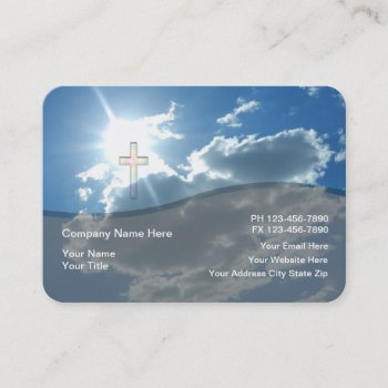 John Custom Religious Business Card by Luckyturtle at Zazzle