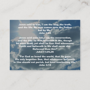 John Custom Religious Business Card