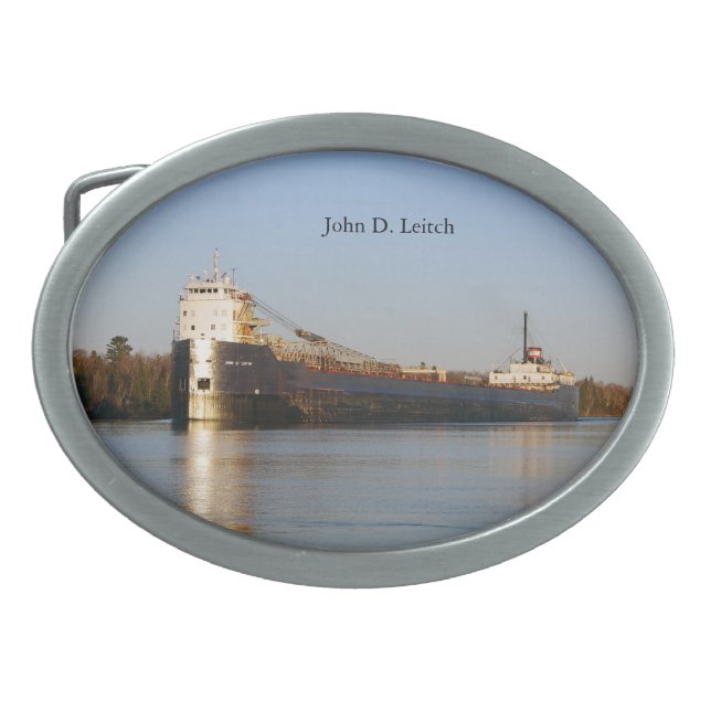 John D. Leitch 2019 belt buckle (Front)