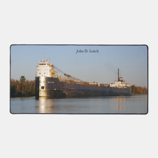 John D. Leitch desk mat (Front)