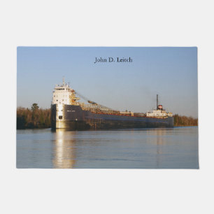John D. Leitch door mag Doormat