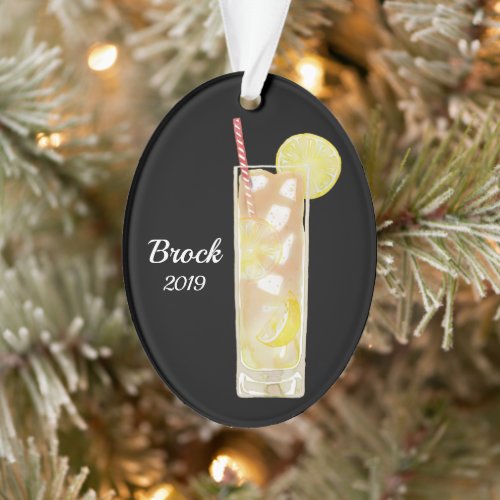 John Daly Cocktail Personalized Ornament