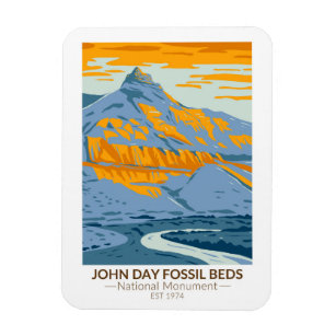 John Day Fossil Beds National Monument Oregon Magnet