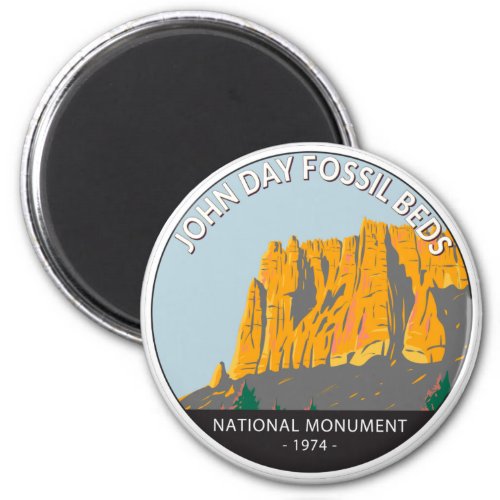 John Day Fossil Beds National Monument Oregon Magnet