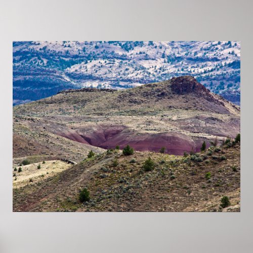 John Day Fossil Beds National Monument Oregon Poster