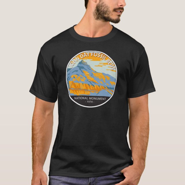 John Day Fossil Beds National Monument Oregon T-Shirt (Front)