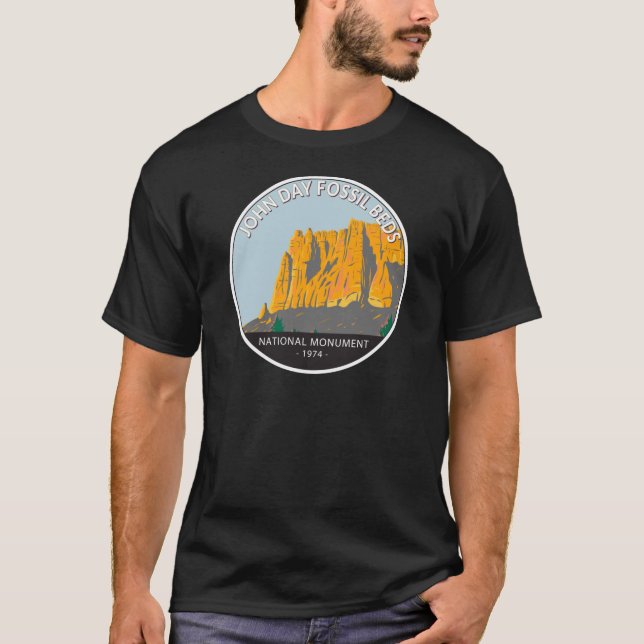 John Day Fossil Beds National Monument Oregon T-Shirt (Front)