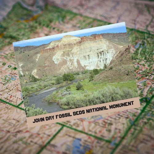 John Day Fossil Beds National Monument Travel Postcard